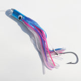 12inch Trolling Skirt Tuna Lure Offshore Fishing Saltwater Lures for Mahi Marlin Dolphin Wahoo,Rigged with SS Hooks Deep Sea Big Game Fishing Lures señuelos de pesca agua salada