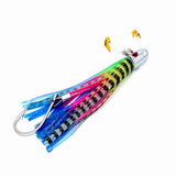 Kunsilane Offshore Jet Head Trolling Tuna Lures Metal Bullet Head Squid Saltwater Fishing Lure Rigged for Dolphin Waho Sailfish Marlin(6.5 inch, 5pcs mixed color)