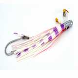 Kunsilane Offshore Jet Head Trolling Tuna Lures Metal Bullet Head Squid Saltwater Fishing Lure Rigged for Dolphin Waho Sailfish Marlin(6.5 inch, 5pcs mixed color)