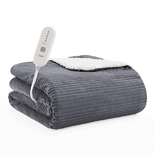 Homemate Heated Blanket Electric Throw - 50x60 Heating Blanket Throw –  Micoolar