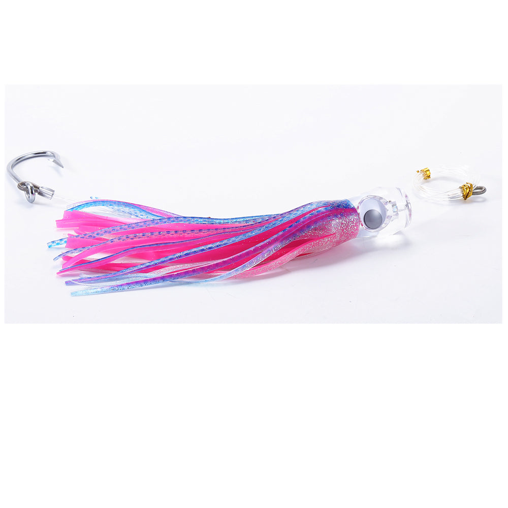 Saltwater Trolling Lures,6pcs Trolling Skirted Offshore Big
