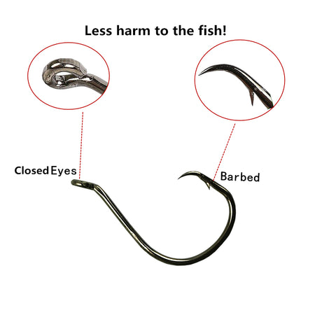 cara hack koin di fishing hook Circle Fishing Hooks 12/0