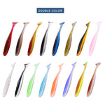 Fishing Lures Wobblers Carp Fishing Soft Lures Silicone Artificial Double Color Baits