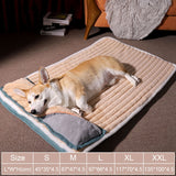 Dog Bed Padded Cushion for Small Big Dogs Sleeping Beds and Houses for Cats Super Soft Durable Mattress Removable Pet Mat