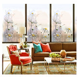 Decorative Window Films Privacy Stickers Stained Window Frosting Films