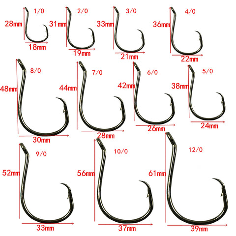 Circle Fishing Hooks 12/0 Circle Fishing Hooks 12/0