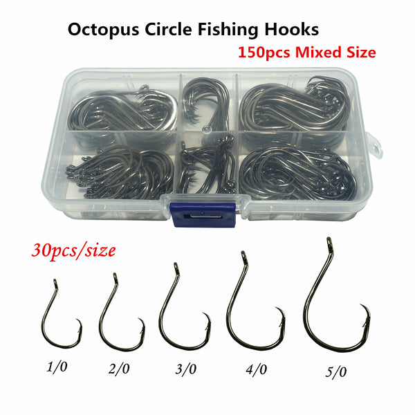 Circle Fishing Hooks | Offset Octopus Hooks